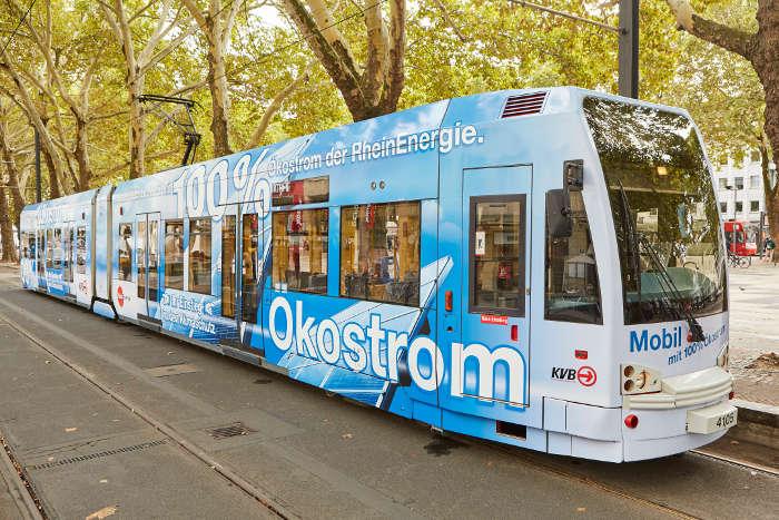 Stadtbhn mit informationen zur kostrom Nutzung