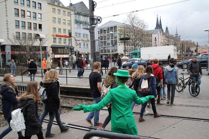 Grnes Ampelmnnchen smbolisiert Du kannst gehen