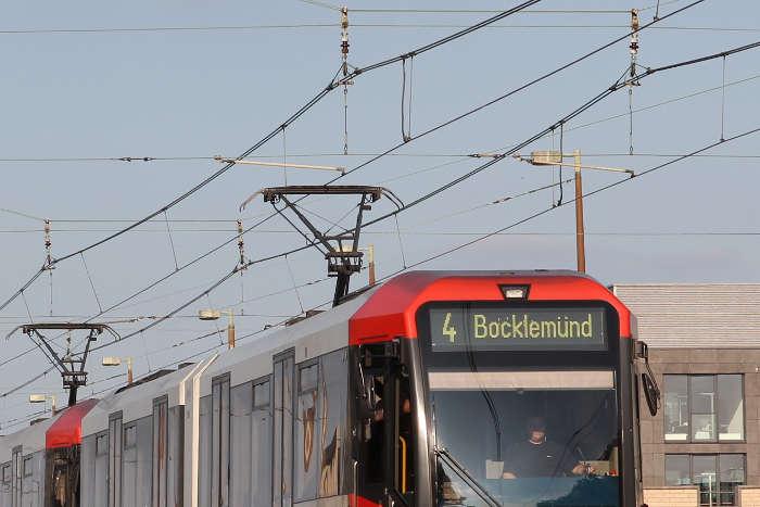 Oberleitungen der Stadtbahn